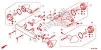 CLIGNOTANT (VT750C/CA/CS/C2B) pour Honda SHADOW VT 750 AERO C-ABS de 2014