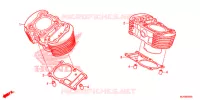 CYLINDRE pour Honda SHADOW VT 750 AERO C-ABS de 2014