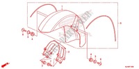 GARDE BOUE AVANT (VT750C/CA/CS) pour Honda SHADOW VT 750 AERO C-ABS de 2014