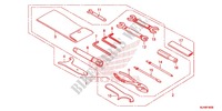 OUTIL pour Honda SHADOW VT 750 AERO C-ABS de 2014