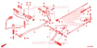 PEDALE pour Honda SHADOW VT 750 AERO C-ABS de 2014