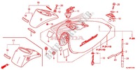 RESERVOIR A CARBURANT pour Honda SHADOW VT 750 AERO C-ABS de 2014