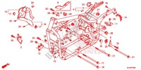 CADRE pour Honda SHADOW VT 750 AERO C-ABS RED de 2015
