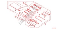 OUTIL pour Honda SHADOW VT 750 AERO C-ABS RED de 2015