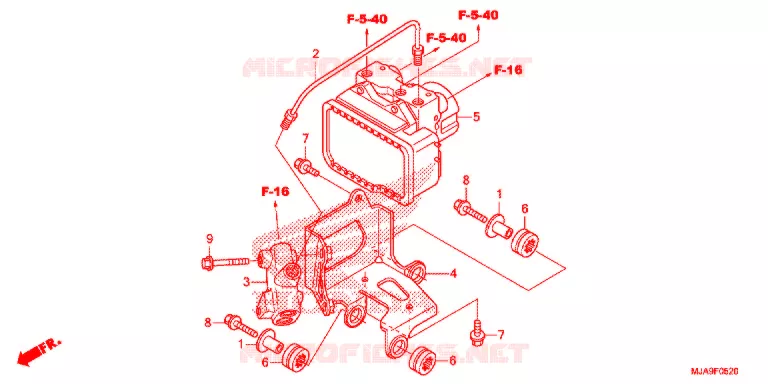 MODULATEUR ABS Honda MOTO 750 SHADOW 2015  VT750CSF