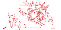 CADRE pour Honda SHADOW VT 750 CLASSIC EDITION de 1998