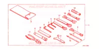 OUTIL pour Honda SHADOW VT 750 CLASSIC EDITION de 1998