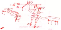 GUIDON pour Honda SHADOW VT 750 CLASSIC EDITION de 1999