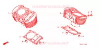 CYLINDRE pour Honda SHADOW VT 750 CLASSIC EDITION de 1999