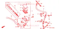 MAITRE CYLINDRE DE FREIN AVANT pour Honda SHADOW VT 750 CLASSIC EDITION de 1999