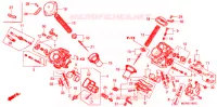 CARBURATEUR (PIECES CONSTITUTIVES) pour Honda SHADOW VT 750 SPIRIT D de 2003