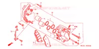 ETRIER DE FREIN AVANT pour Honda SHADOW VT 750 SPIRIT D de 2003
