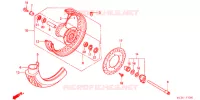 ROUE AVANT pour Honda SHADOW VT 750 SPIRIT D de 2003