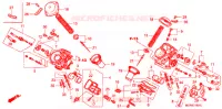 CARBURATEUR (PIECES CONSTITUTIVES) pour Honda SHADOW VT 750 SPIRIT D de 2003