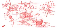 CULASSE (ARRIERE) pour Honda SHADOW VT 750 SPIRIT D de 2003