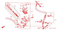 MAITRE CYLINDRE DE FREIN AVANT pour Honda SHADOW VT 750 SPIRIT D de 2003
