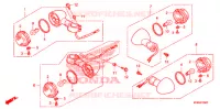 CLIGNOTANT pour Honda SHADOW VT 750 RS de 2010