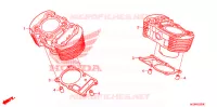 CYLINDRE pour Honda SHADOW VT 750 RS de 2010