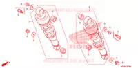 AMORTISSEUR ARRIERE pour Honda SHADOW VT 750 RS de 2010