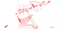 BEQUILLE LATERALE pour Honda SHADOW VT 750 RS de 2010