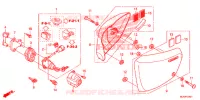 COUVERCLES LATERAUX (VT750S) pour Honda SHADOW VT 750 RS BLACK de 2013