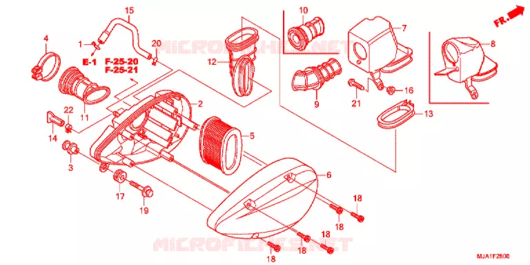 FILTRE A AIR Honda MOTO 750 VT 2013  VT750SC