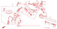 GUIDON   TE DE FOURCHE pour Honda CBR 400 RR de 1990