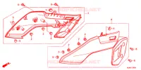 COUVERCLES LATERAUX pour Honda VFR 800 de 2017