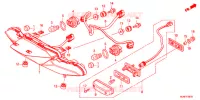 FEUX ARRIERE pour Honda VFR 800 de 2017