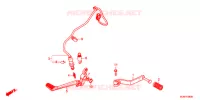 PEDALE pour Honda VFR 800 de 2017