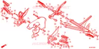 REPOSE PIED pour Honda VFR 800 de 2017