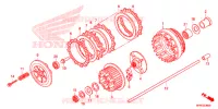 EMBRAYAGE pour Honda VT 1300 C FURY ABS RED de 2017