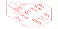 OUTIL pour Honda VT 1300 C FURY ABS RED de 2017