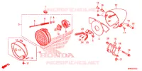 PHARE pour Honda VT 1300 C FURY ABS RED de 2017