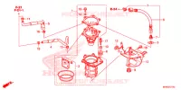 POMPE A ESSENCE pour Honda VT 1300 C FURY ABS RED de 2017