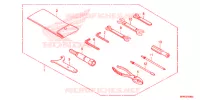 OUTIL pour Honda VT 1300 C FURY ABS RED de 2017