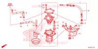 POMPE A ESSENCE pour Honda VT 1300 C FURY ABS RED de 2017