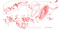 FEU ARRIERE pour Honda SHADOW VT 750 ABS de 2005