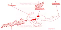 AUTOCOLLANTS pour Honda VTR 1000 SUPER HAWK de 2001