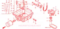 POMPE A HUILE pour Honda VTR 1000 SUPER HAWK de 2001