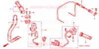 COMMODO   LEVIER   CABLE pour Honda VTR 1000 FIRE STORM de 2001