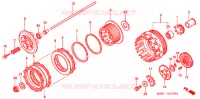 EMBRAYAGE pour Honda VTR 1000 FIRE STORM de 2001
