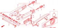 BRAS OSCILLANT pour Honda VTR 1000 SUPER HAWK de 2002