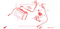 BATTERIE pour Honda VTR 1000 FIRE STORM BLACK de 2004