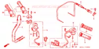 COMMODO   LEVIER   CABLE pour Honda SUPER HAWK 996 de 2005