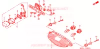 FEU ARRIERE pour Honda SUPER HAWK 996 de 2005