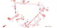 PEDALE pour Honda SUPER HAWK 996 de 2005