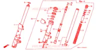 FOURCHE pour Honda VTR 1000 FIRE STORM de 1997