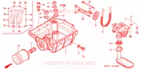 POMPE A HUILE pour Honda VTR 1000 FIRE STORM de 1997