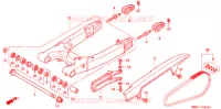 BRAS OSCILLANT pour Honda VTR 1000 FIRE STORM de 1997